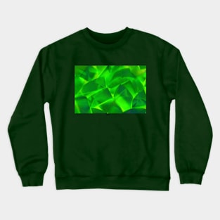 Green crystal stones Crewneck Sweatshirt